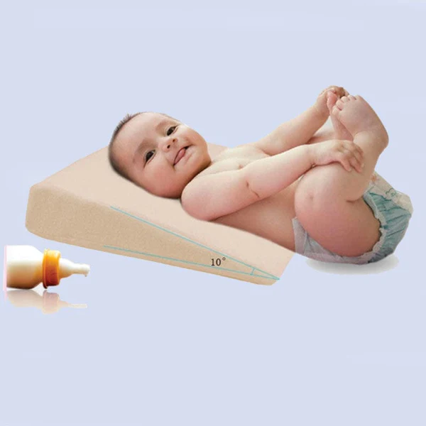 Cheeky Bon Bon Anti-Colic Baby Wedge Pillow in Bamboo Jacquard Fabric