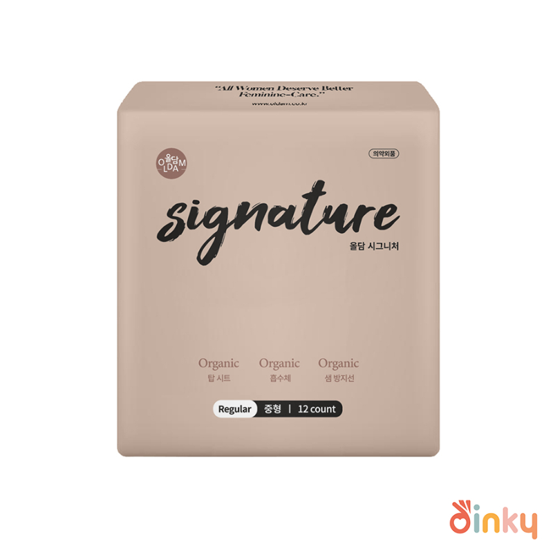 Oldam Signature Sanitary Pad (Regular) (Pink)