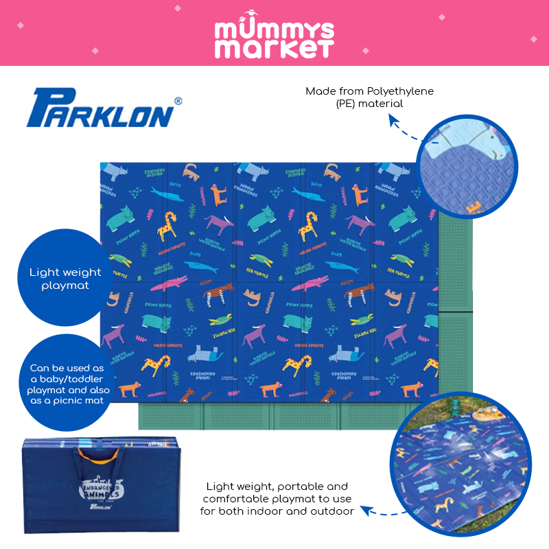 Parklon PE Folding Playmat (200x140cm) - Spring Shine