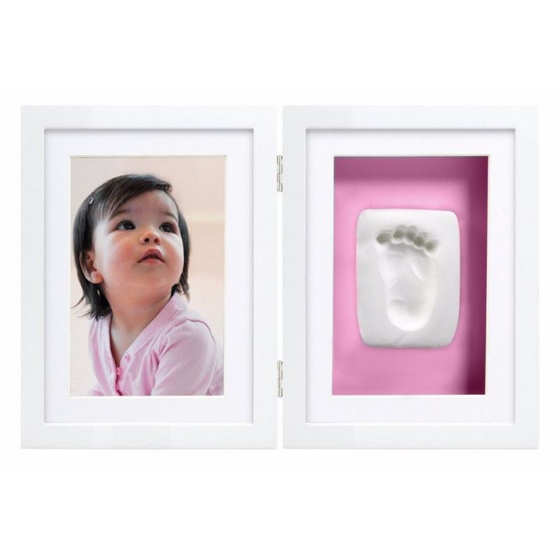 Pearhead Babyprints Desk Frame - White with Closed Box