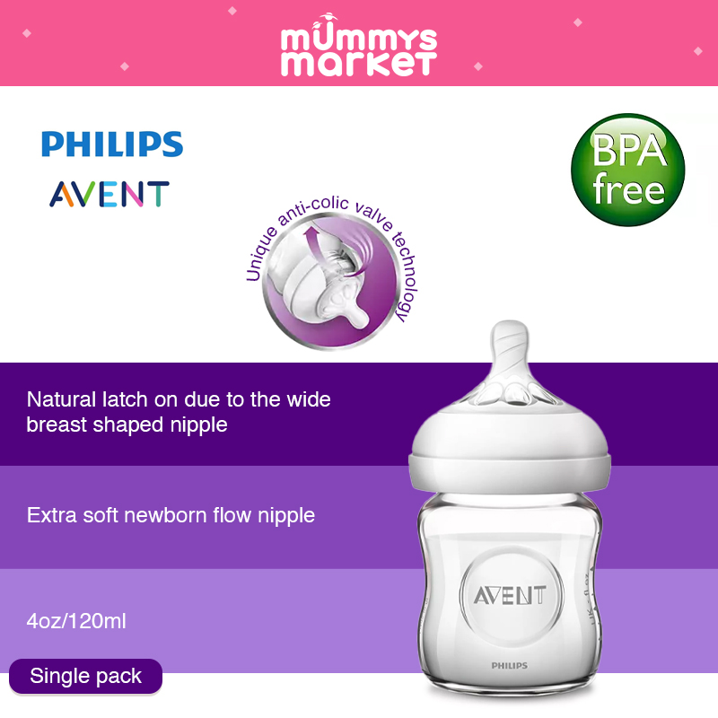 https://babyland.com.sg/images/slash/PHILIPS%20AVENT%20120ml%20Natural%20Glass%20Bottle%20(Single%20Pack)%20(SCF671_13).jpg