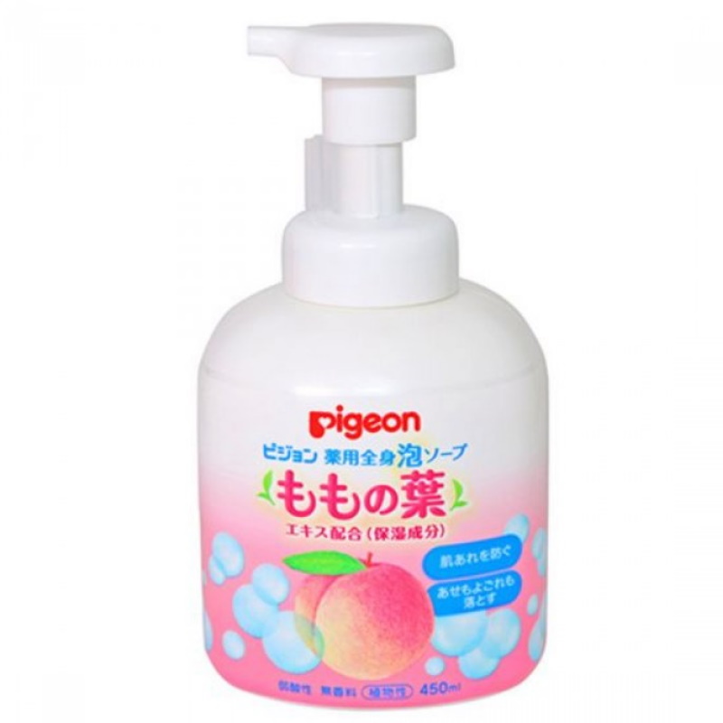 baby-fair Pigeon Baby Body Foam Soap (Peach Leaf) 450ml (JP) (PG-1003930)