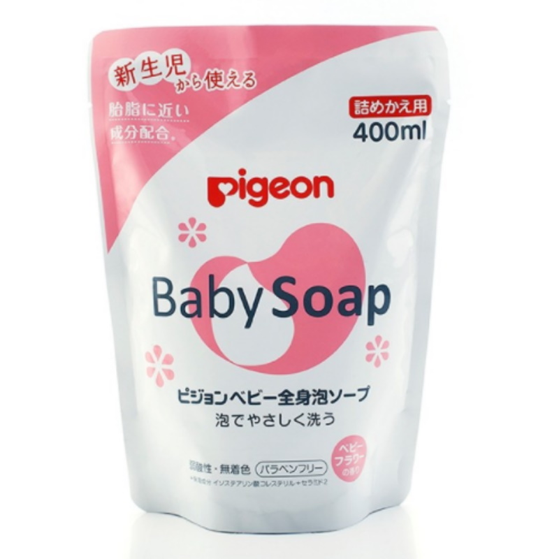 Pigeon Baby Foam Soap Floral 400ml Refill (PG-1003880)
