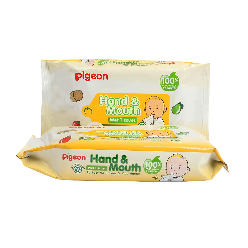 baby-fairPigeon Hand And Mouth Wet Tissues 60S 2 In 1 Pack (Bundle of 2) (PG-26355)