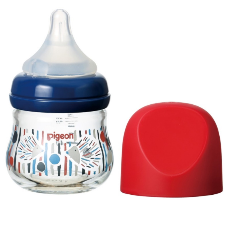 Baby Fair | Pigeon SofTouch Myprecious Bottle Glass 80ml (SS) Hedgehog (PG-00373)