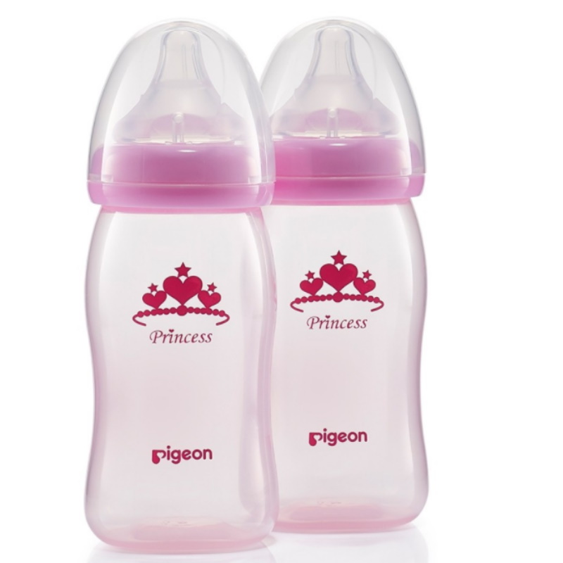 Pigeon SofTouch PP Princess Nursing Bottle (Twin Pack) 240ml (PG-26461)