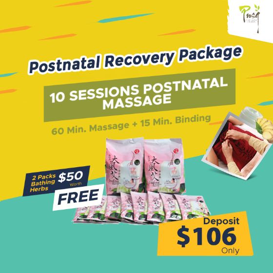 Postnatal Massage Singapore 10 Sessions Postnatal Massage **DEPOSIT FIRST**