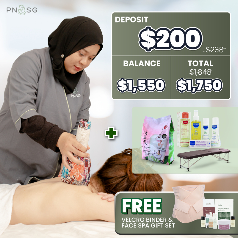 *Deposit First* PNSG 11 Sessions Premium Postnatal Massage (90 Mins) - Service Activation After 9 October 2025