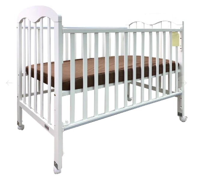 Baby Cot | Picket & Rail 6-in-1 Solid Wood Convertible Baby Cot with Drop Side Gate 823 (120x60cm)
