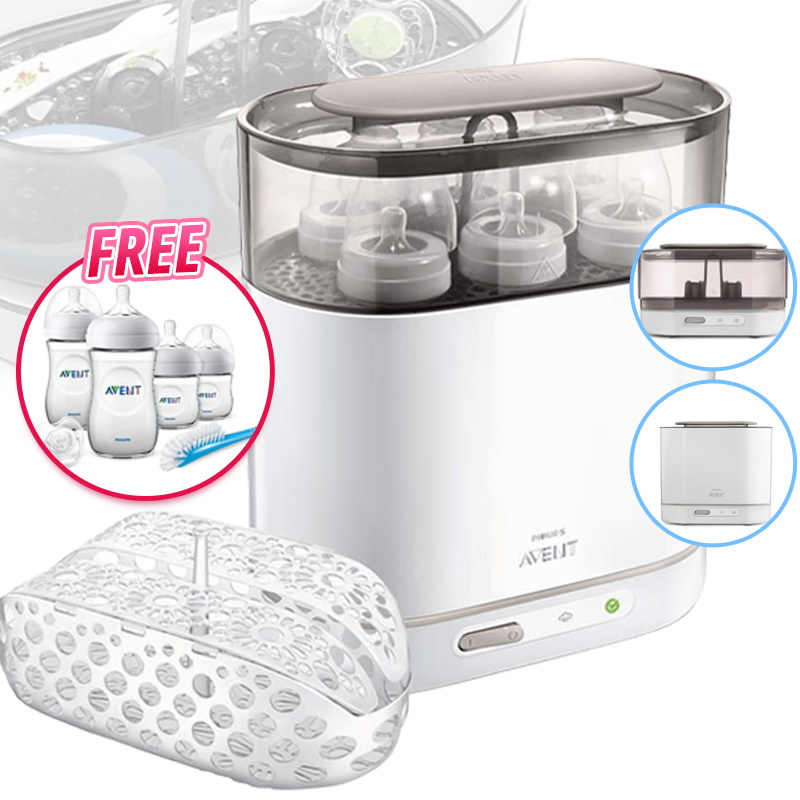 Soon)Philips Avent 4In1 Electric Sterilizer Bundle + Natural