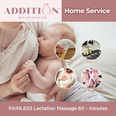 ADDITION+ Pre Post Partum Care 3 Sessions HOME SERVICE Signature PainLess Lactation Massage 