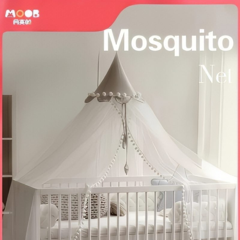 MOOB Baby Mosquito Net with stand - Pink