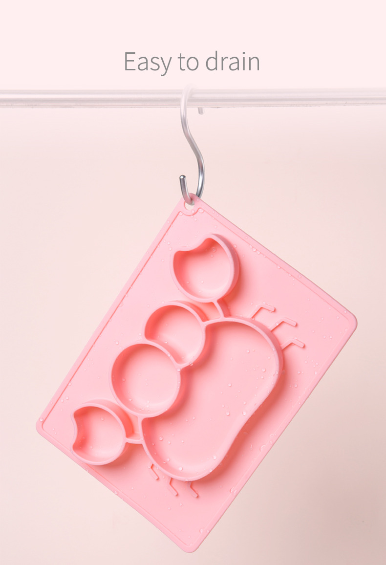 Shears Silicone Placemat Plate for Toddlers