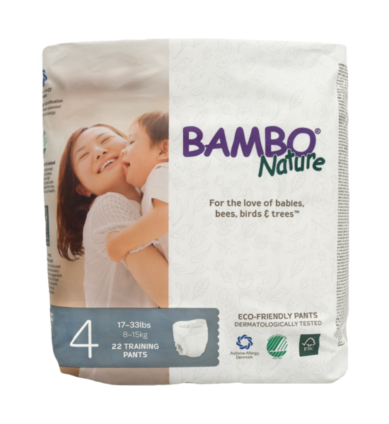 Bambo Nature Pants Diapers - Maxi (M) Size 4 (22 pcs)