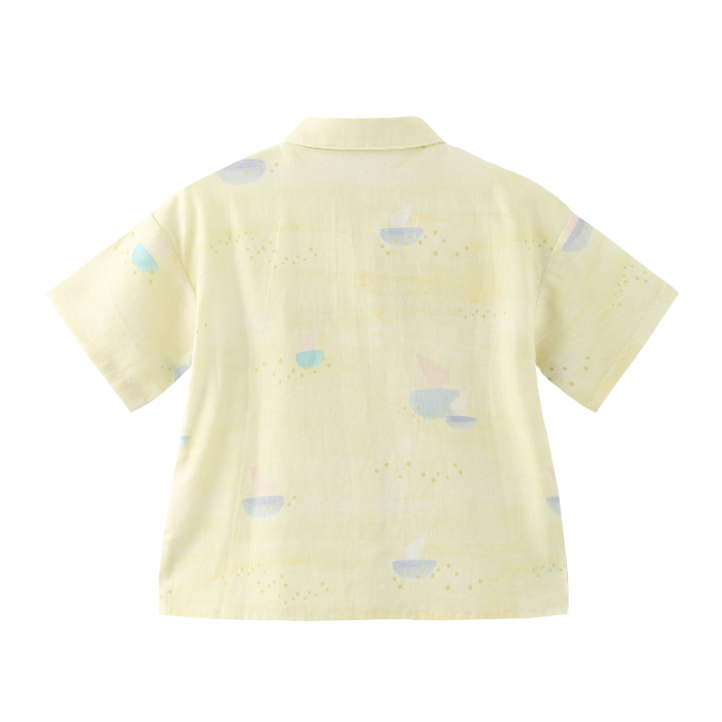 Mimi Mono Paper Boat Collar Shirt