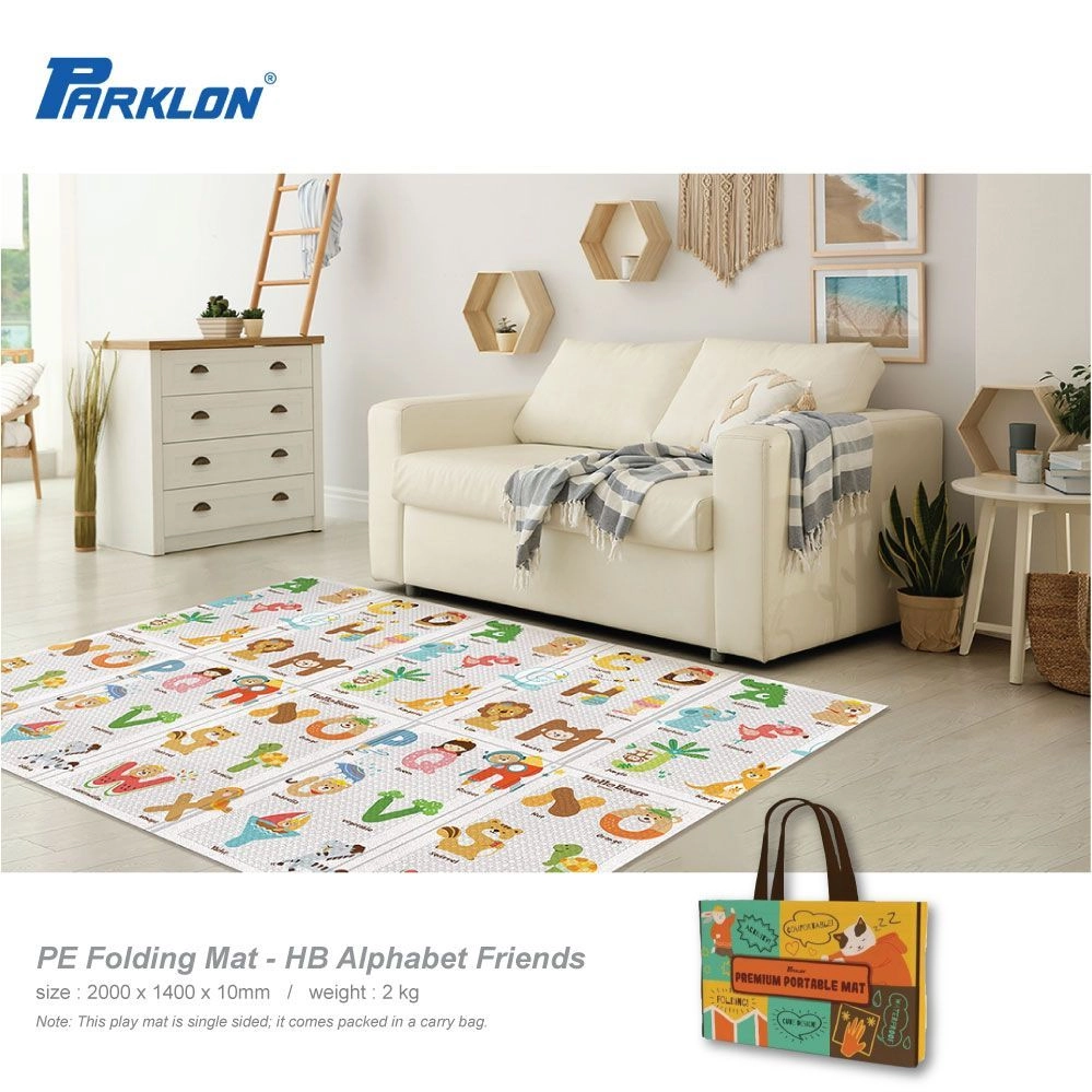 Parklon PE Folding Mat - HB Alphabet & Friends