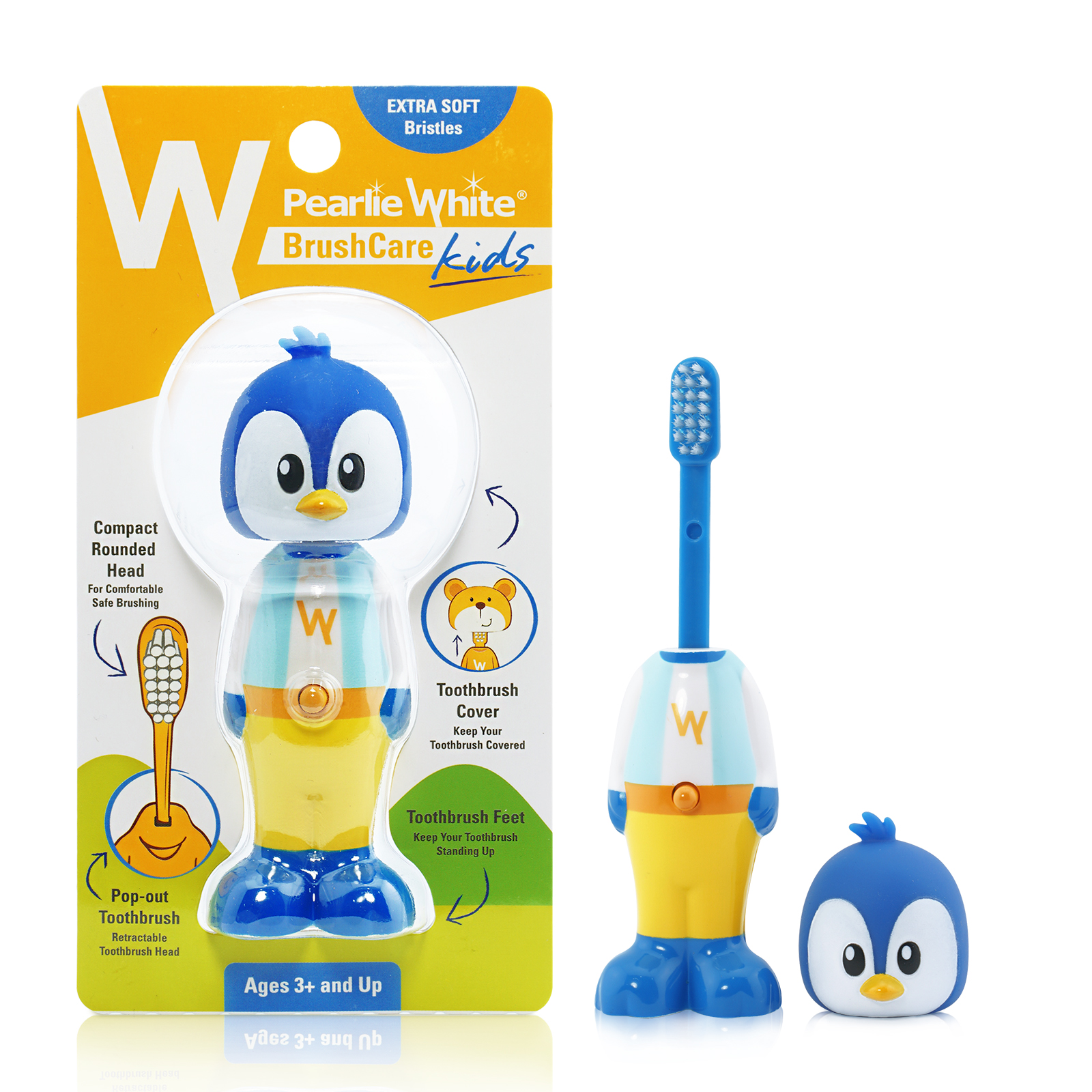 baby-fair Pearlie White Kids Toothbrush - Penguin