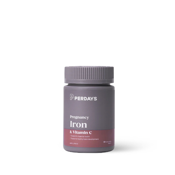Perdays Pregnancy Iron & Vitamin C 30 Capsules