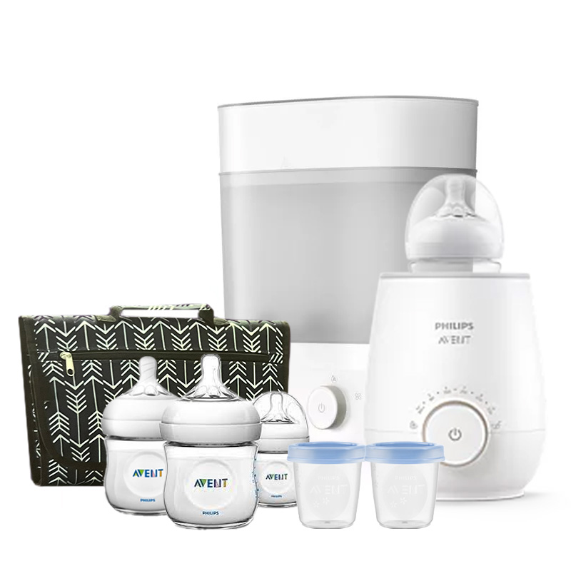 Philips Avent Newborn Complete Feeding Kit AV24 - Premium Bottle Steam Sterilizer (SCF293/01) + FREE Gifts worth $237.90!