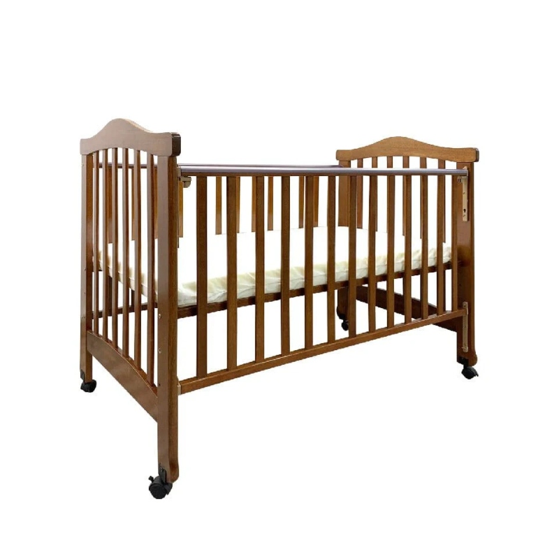 Picket & Rail 6-in-1 Solid Wood Baby Cot with Drop Side Gate 872 (120x60cm) *Cot Only