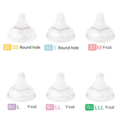 Pigeon Softouch Nipple Blister Pack - Assorted