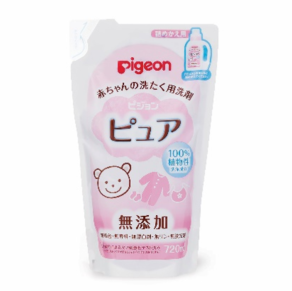 Pigeon Baby Laundry Detergent Pure 720ml Refill (JP) (Bundle of 2) (PG-1004340)