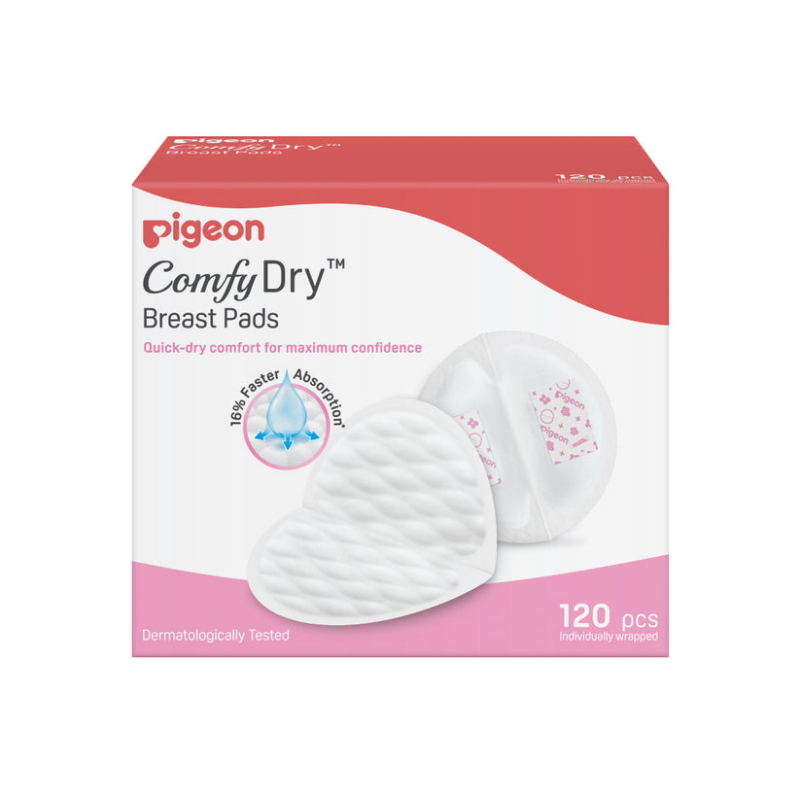 Pigeon ComfyDry Breast Pads 120pcs - Bundle of 2