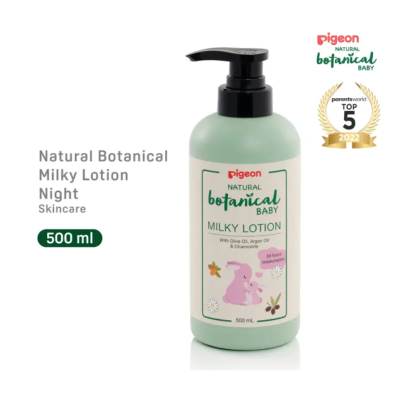 Pigeon Natural Botanical Baby Milky Lotion 500ml