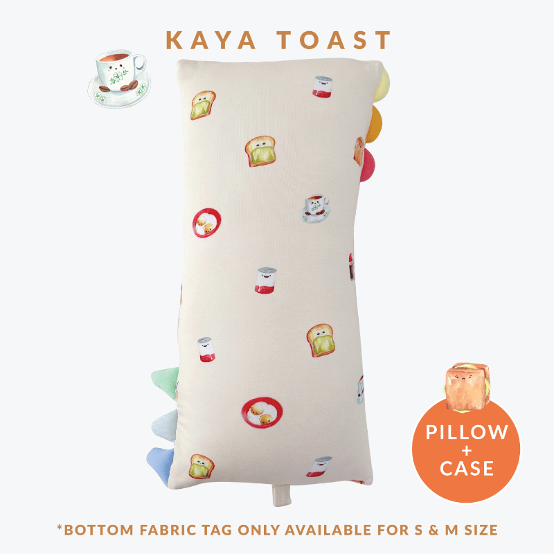 Happyrei Lil' Snuggles Pillow + Case - Kaya Toast