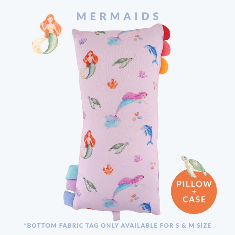 Happyrei Lil' Snuggles Pillow + Case - Mermaids