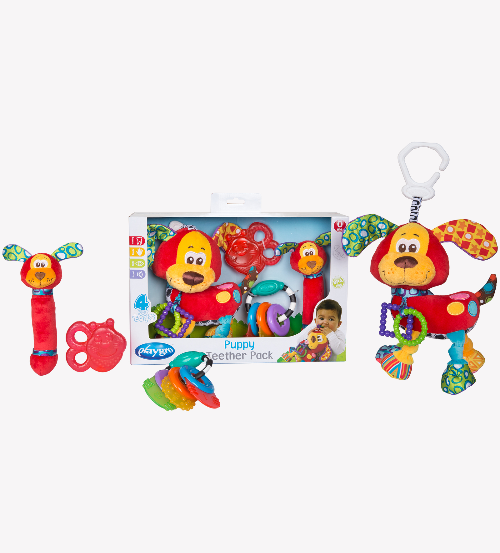 Playgro Puppy Teether Pack