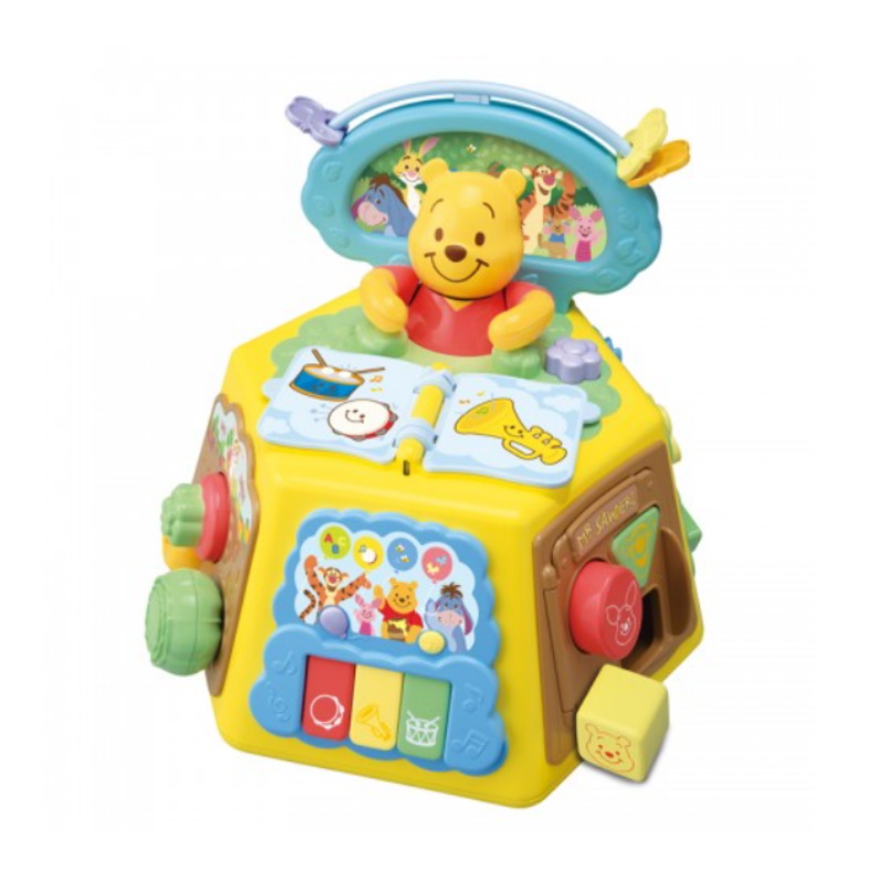 Tomy Disney First English Series Pooh Finger Play Box with Picture Book