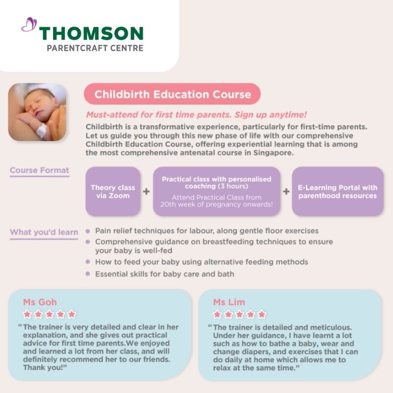 Thomson Parentcraft Centre Childbirth Education Course
