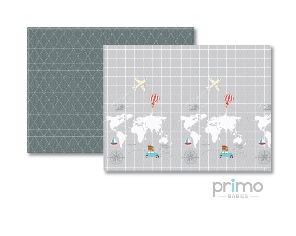 Primo Babies Plush Series Playmat - Modernline + Travel the World (STD 15)
