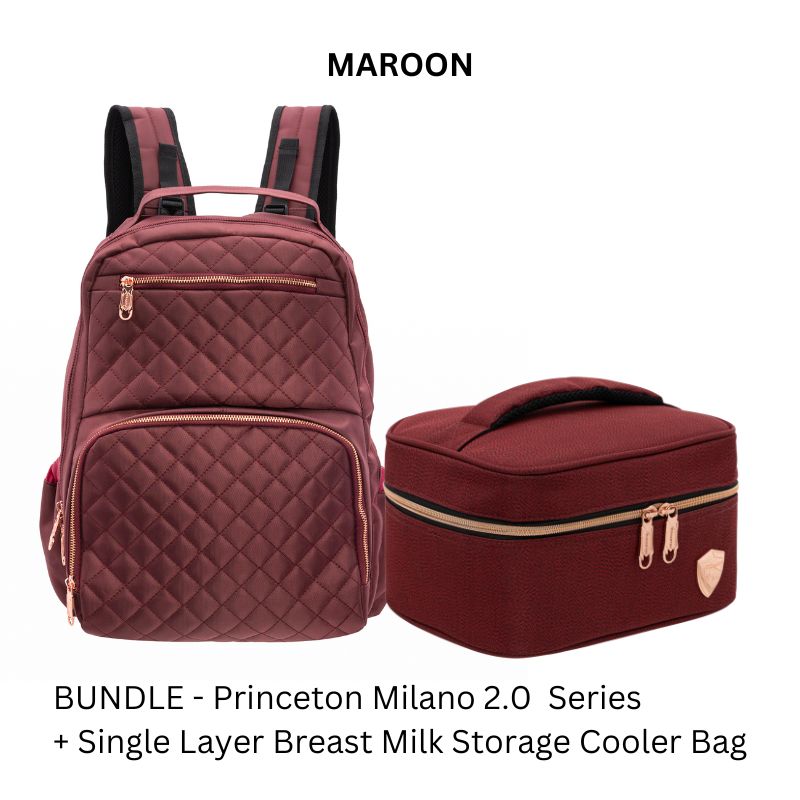 Princeton Fashion Diaper Bag Milano 2.0 Series Bundle
