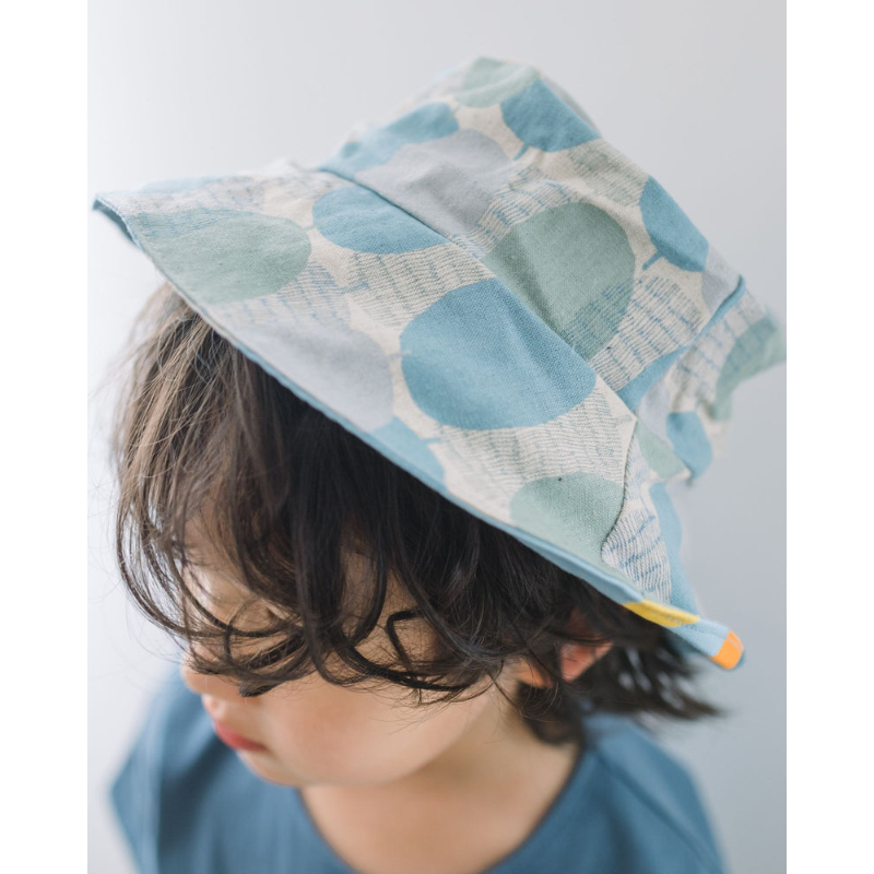 Mimi Mono Prune Trees Reversible Bucket Hat