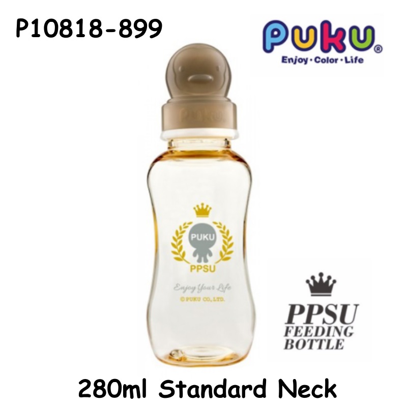 Puku PPSU Feeding Bottles 280ml Standard Neck (P10818_899)