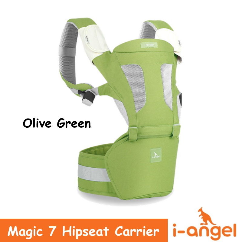 i-Angel Magic7 Hipseat Carrier (Olive Green)
