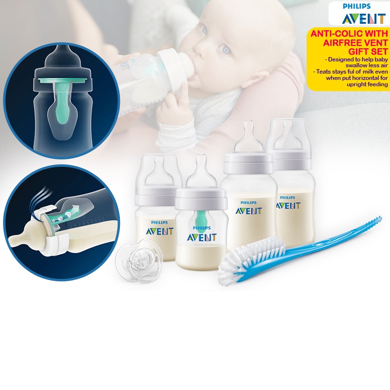 baby-fair Philips Avent Anti-Colic with AirFree Vent Gift Set (SCD807/00)