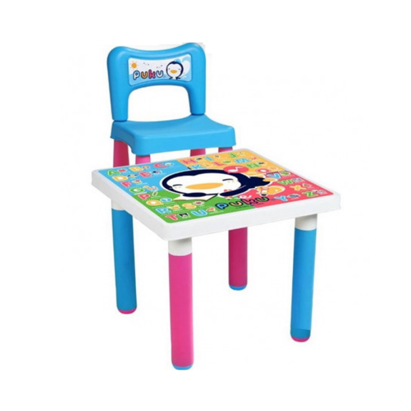 Puku Kids Table + 1 Chair Set (S) P30501-899