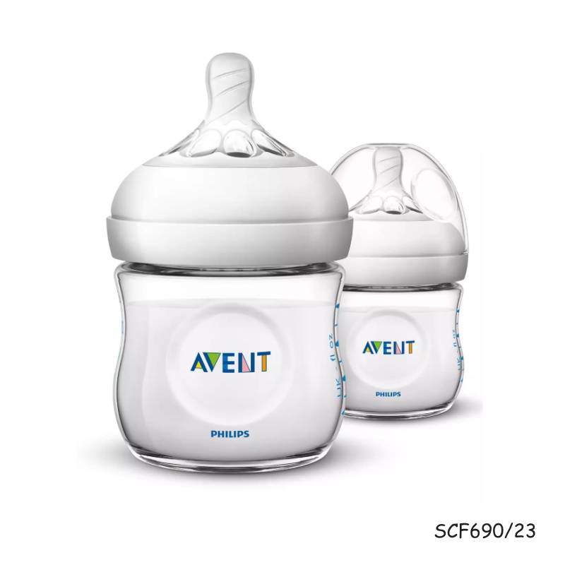 baby-fair Philips Avent 125ml Natural Bottle Twin Pack (SCF690/23)
