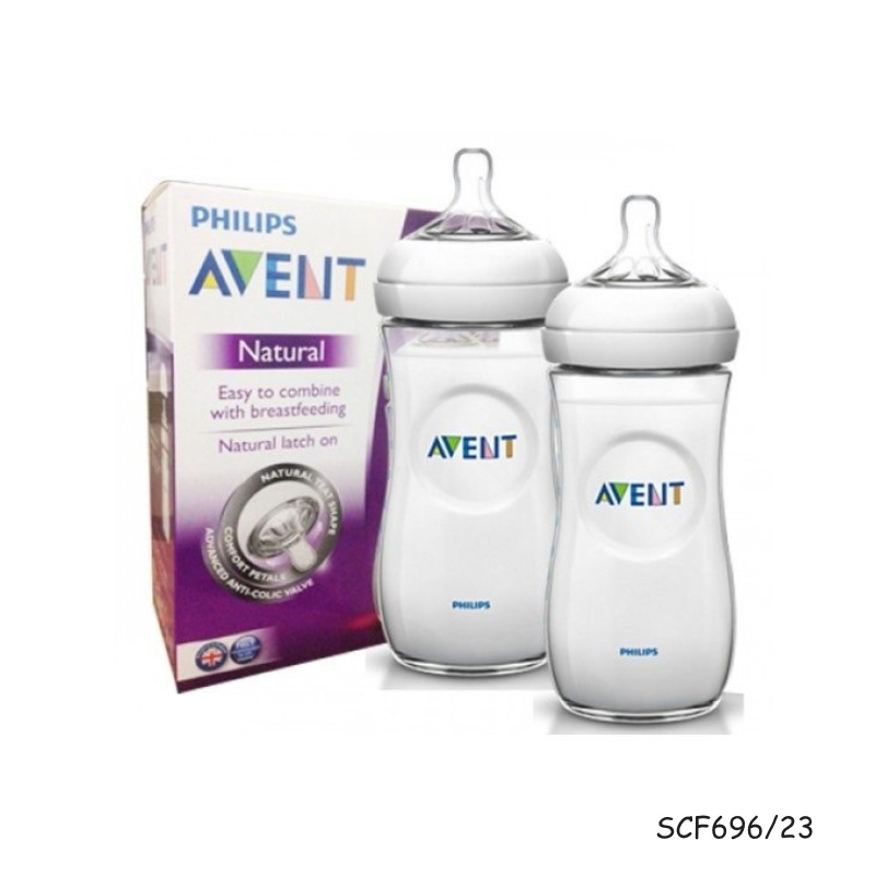baby-fair Philips Avent 330ml Natural Bottle Twin Pack (SCF696/23)