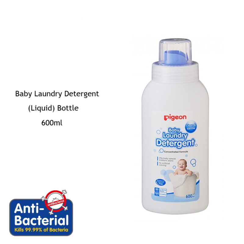 Pigeon Baby Laundry Detergent (Liquid) Bottle 600ml (Bundle of 6)