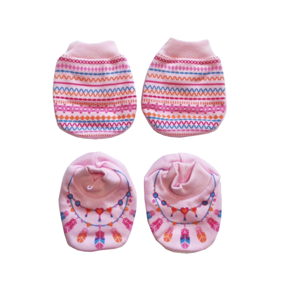 Fiffy Mittens & Bootees Set F2082