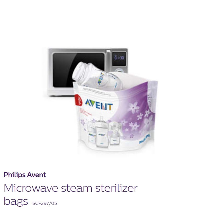 Philips Avent Microwave Sterilising Bag 5pcs (SCF297/05)