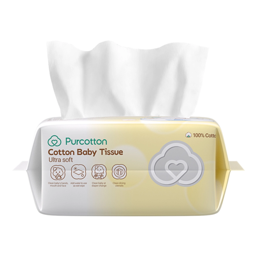 Purcotton Cotton Tissue 20cm x 15cm 80 sheets