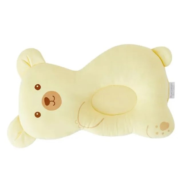 Purcotton Baby Head-shaping Pillow 1 pcs - Bear