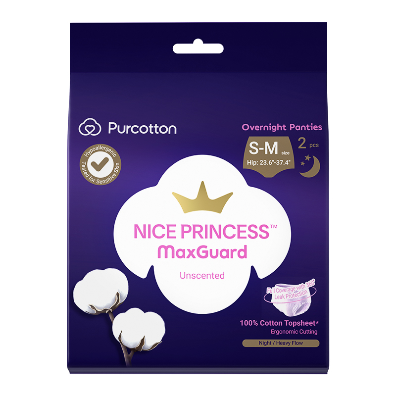 Purcotton MaxGuard Overnight Panties 2 pcs