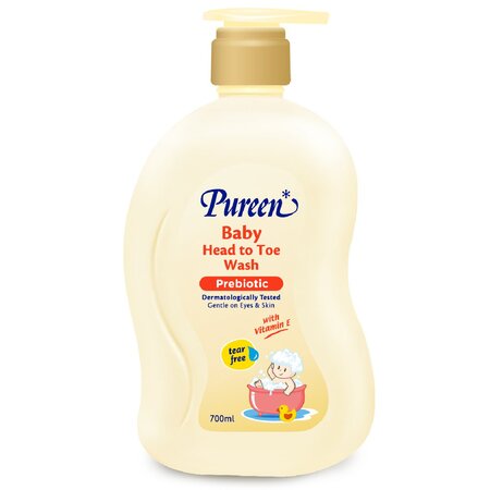 Pureen Baby Head To Toe Wash Prebiotic 700ml