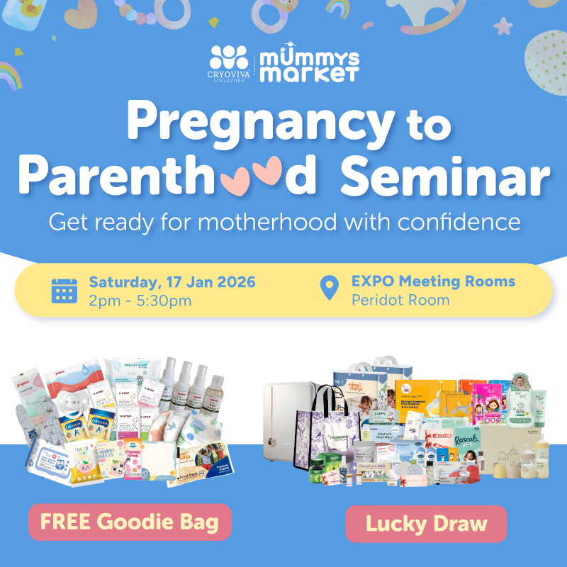 Mummys Market Pregnancy to Parenthood Seminar Ticket + $150 worth Goodie Bag